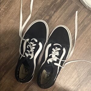 Vans Black Canvas Shoes